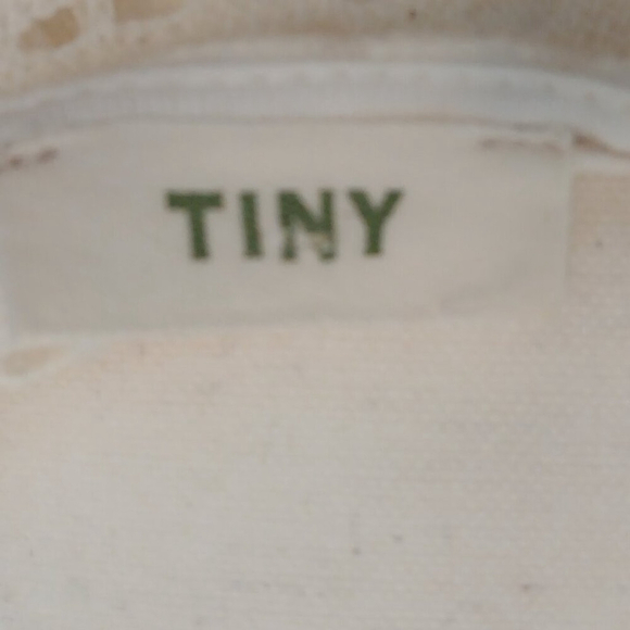 Anthropologie TINY Boho Sleeveless Lace Tunic Top Ivory Size Small - Picture 7 of 8